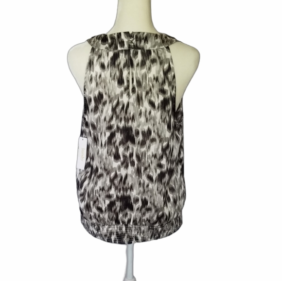 NEW Laundry by Shelli Segal sleeveless print top - Picture 3 of 7